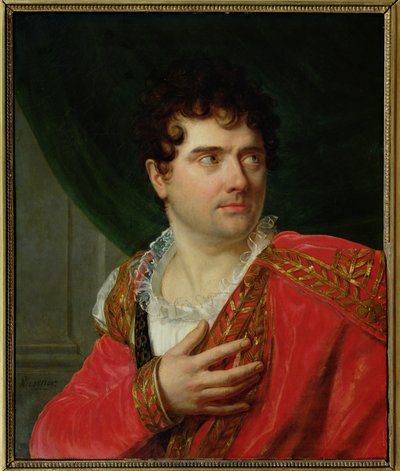 Portrait of Francois Joseph Talma by Henri Francois Riesener